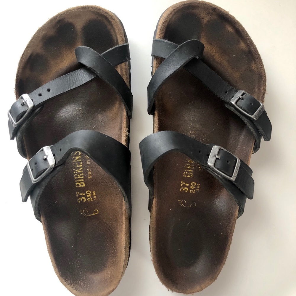 Birkenstock Mayari Birko-Flor Sandals - Black